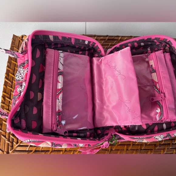 Vera Bradley Travel Jewelry Organizer NWT–Blush Floral, Quilted, Multi-Pocket - Picture 4 of 14